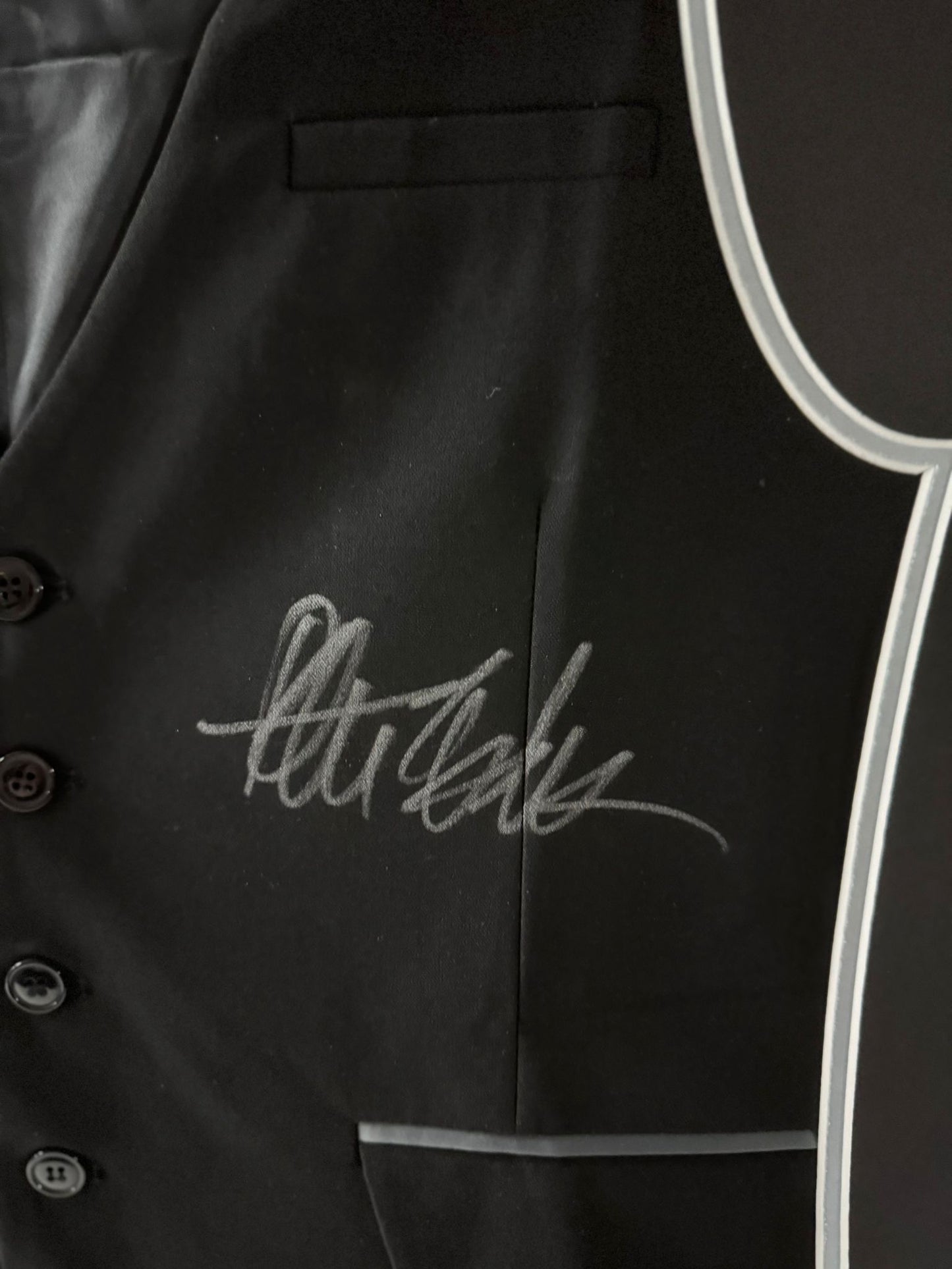 2002 World Snooker Champion Peter Ebdon Signed & Framed Waistcoat + COA