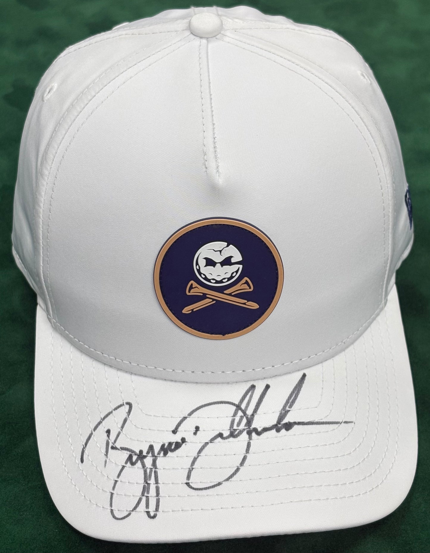 LIV Golfer Bryson DeChambeau Signed Crushers GC White Golf Cap + Dealer COA