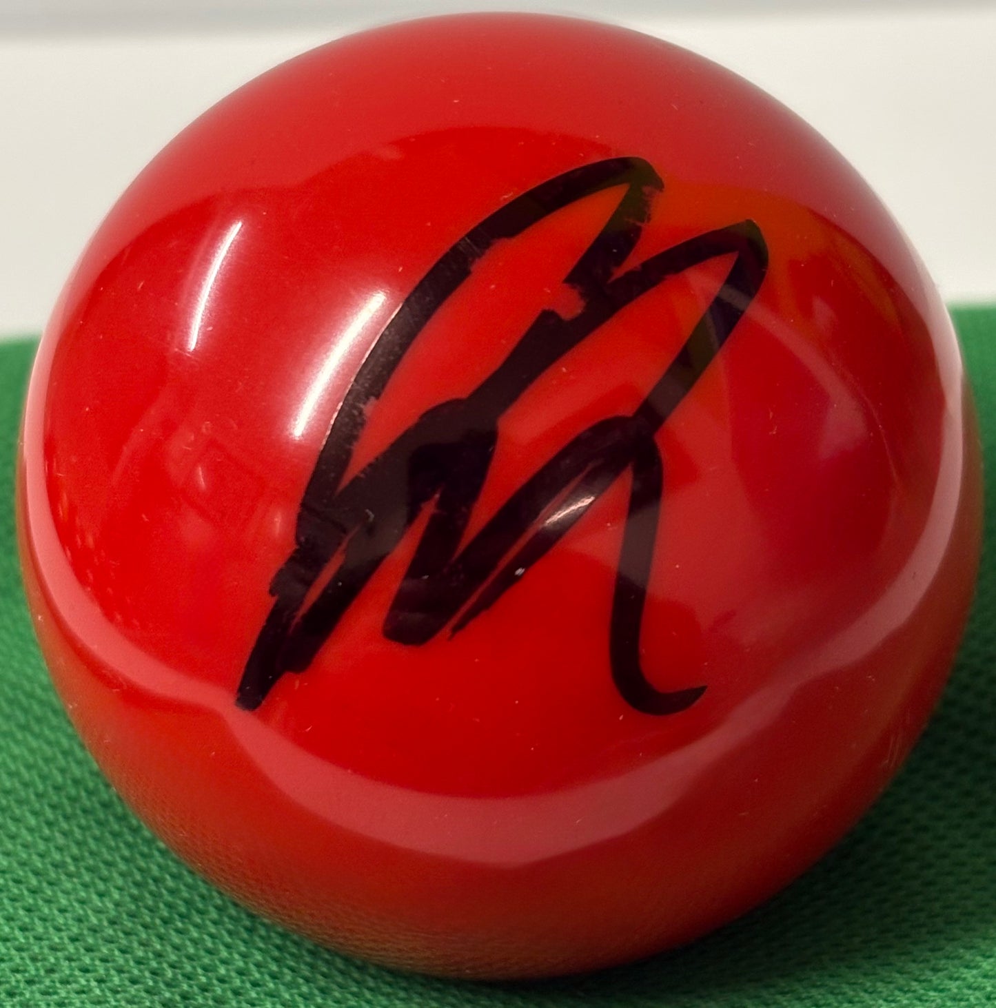 2025 Snooker World Championship Player Jak Jones Signed Red Snooker Ball + COA