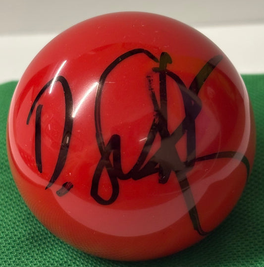 1x Ranking Event Winner David Gilbert Signed Red Snooker Ball + Cert