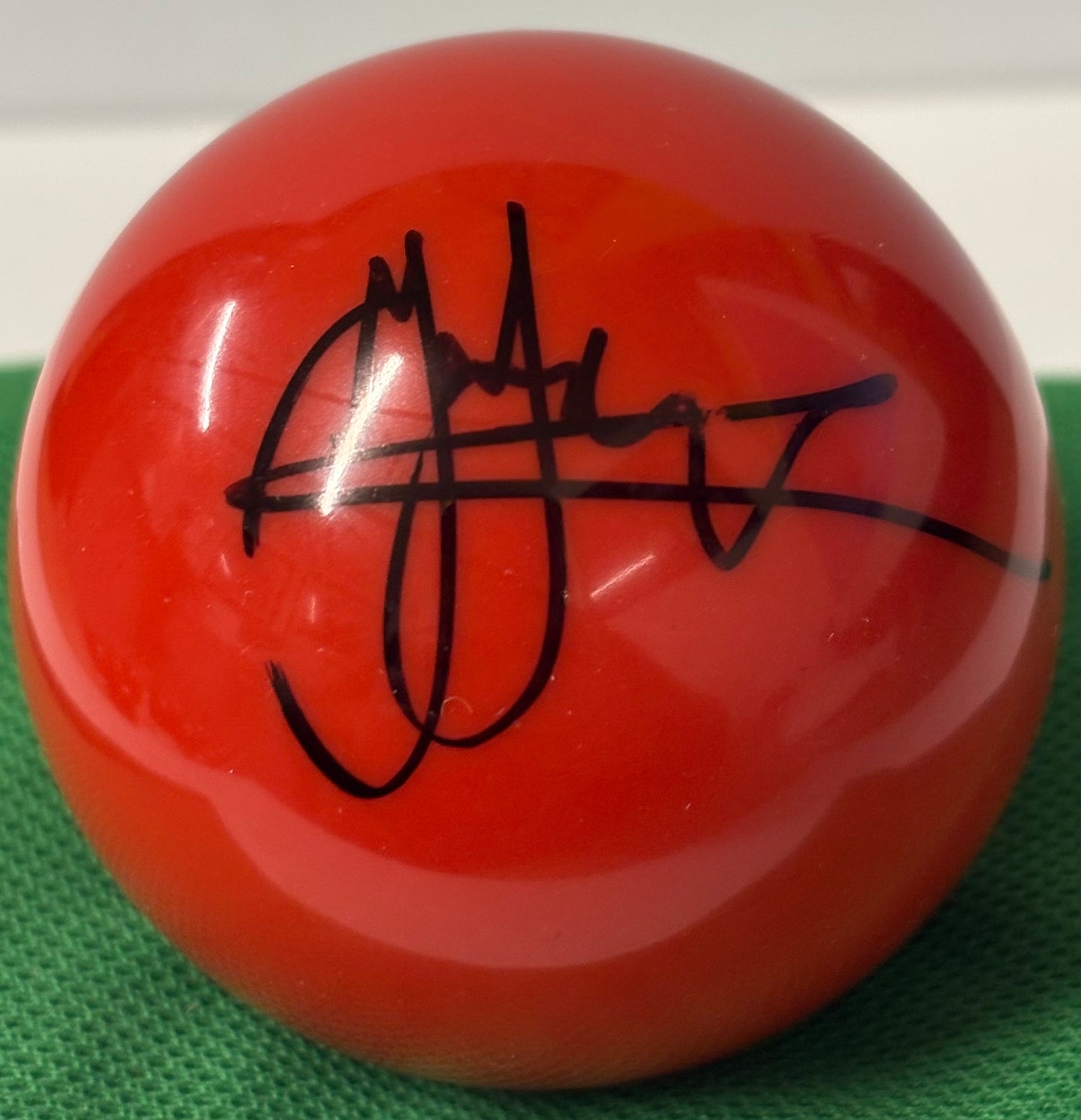 WPBSA Chairman Jason Ferguson Signed Red Snooker Ball + COA