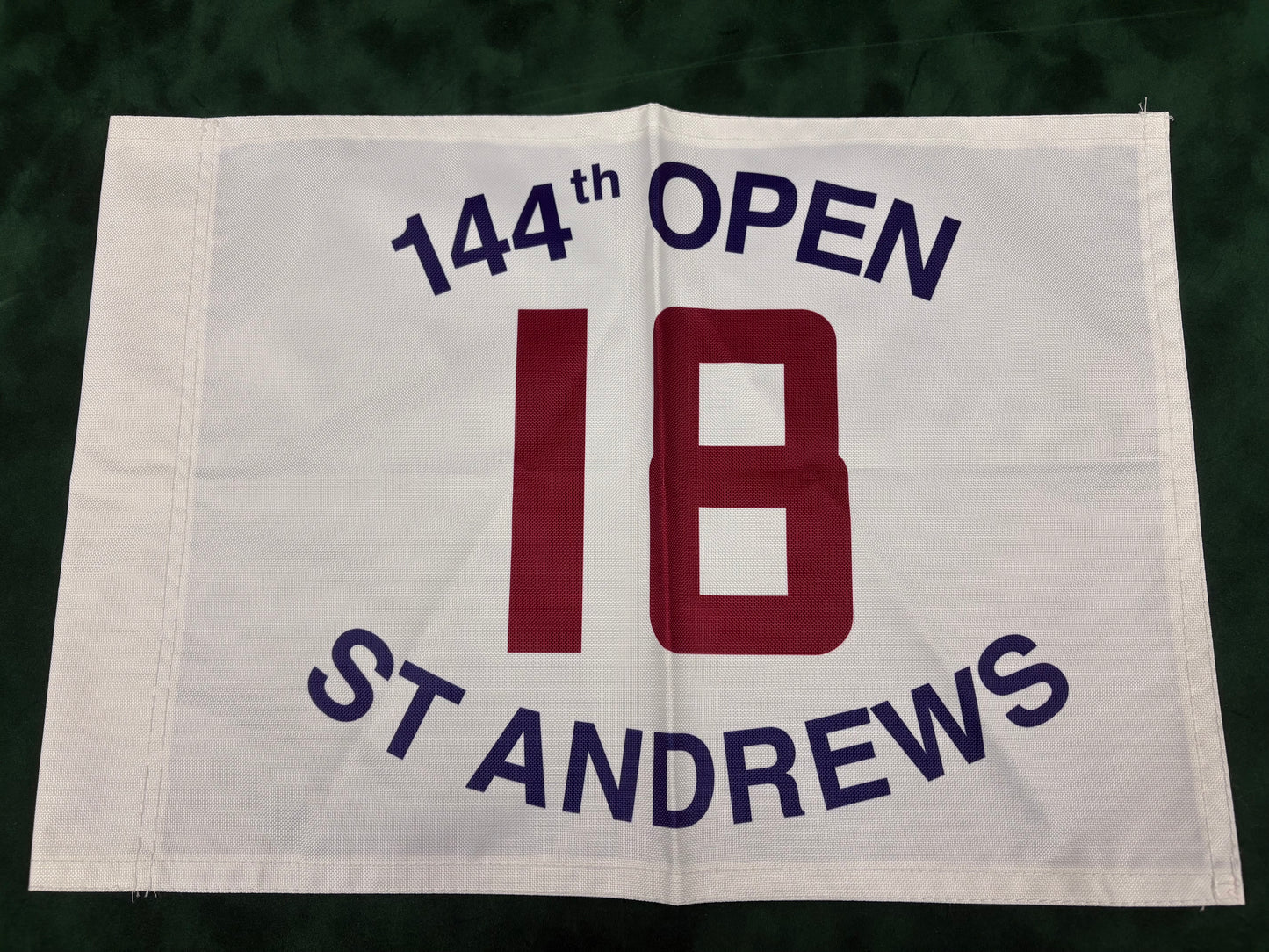 144th Open Championship at St Andrews Unsigned Golf Flag (White)