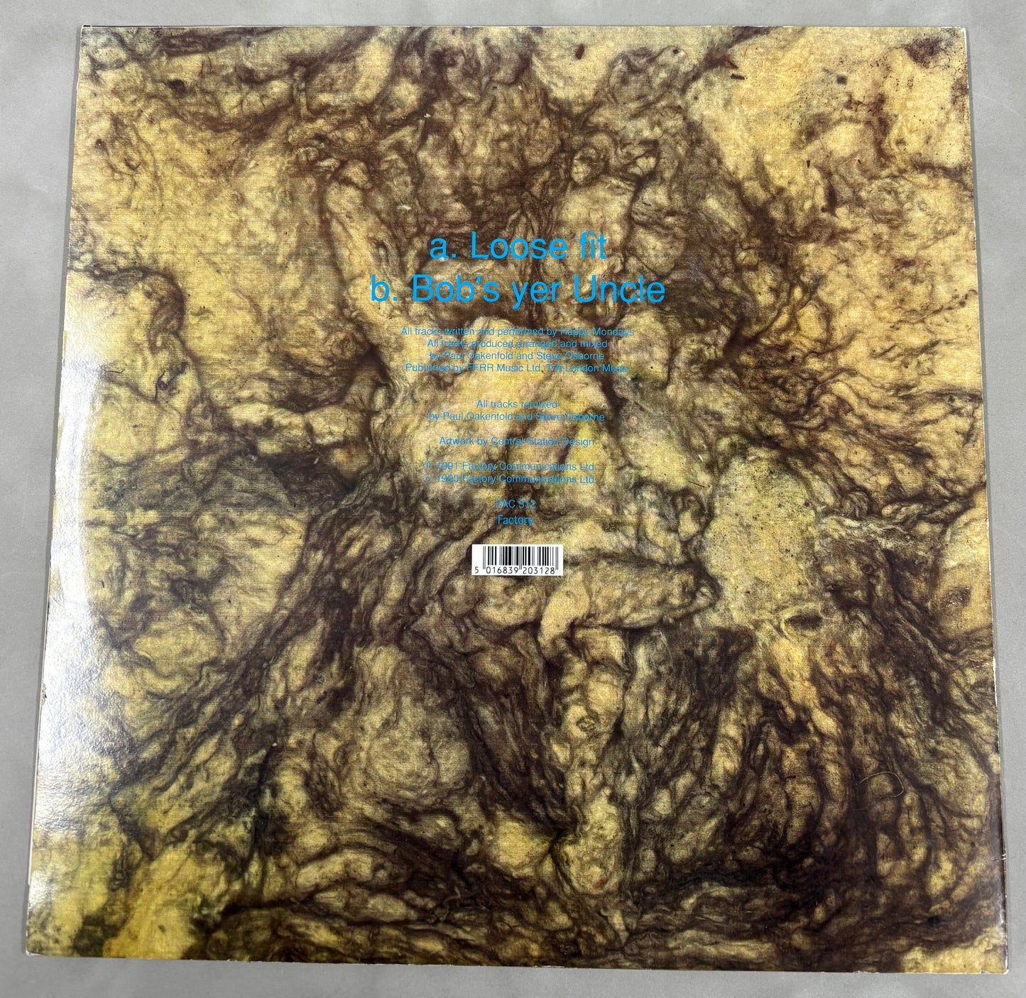 Shaun Ryder 'Happy Mondays' Signed A.Loose Fit 12'' Vinyl with COA