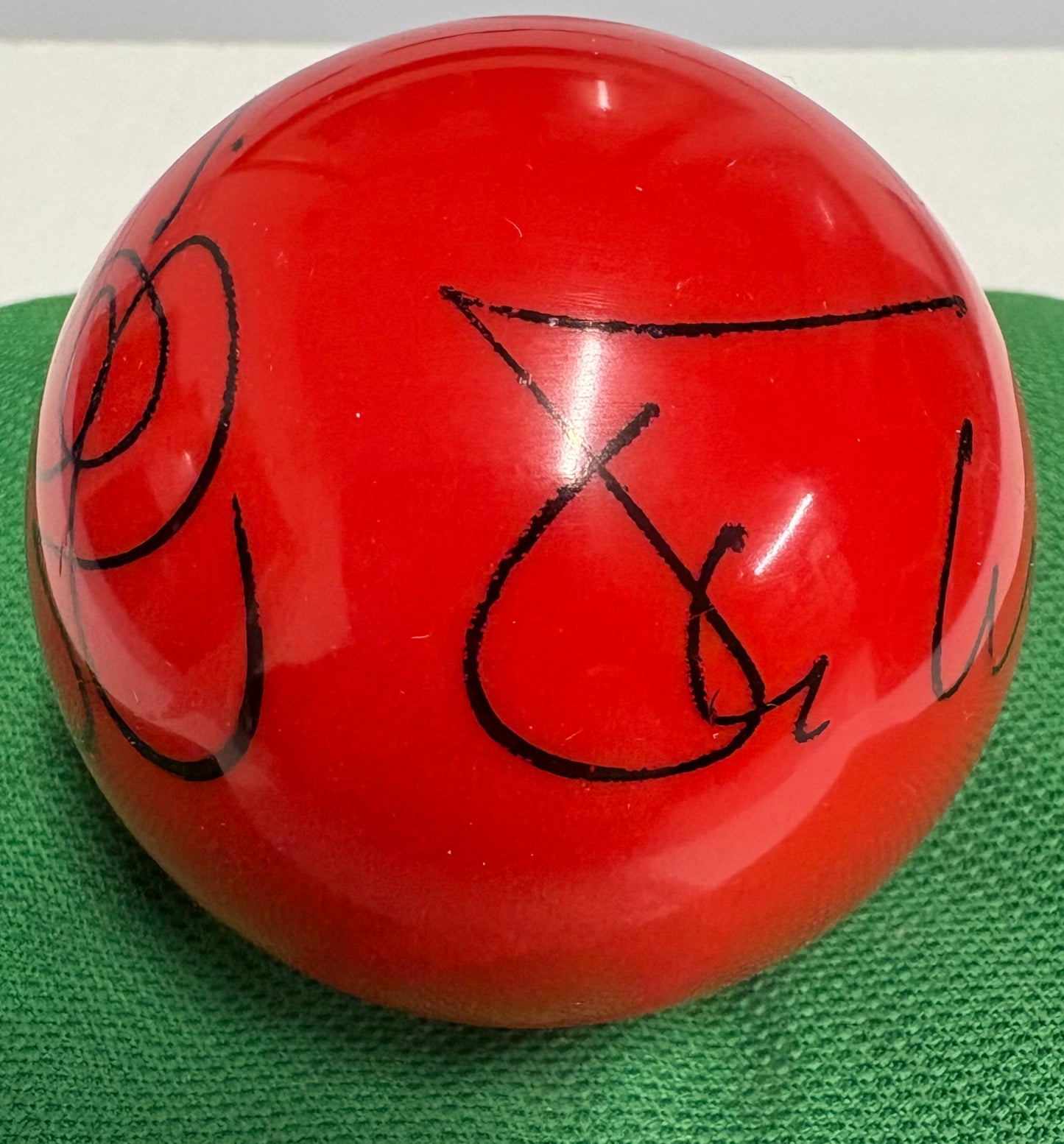 RARE Set 21 Crucible World Champions Signed Autograph Snooker Balls + Dealer COA