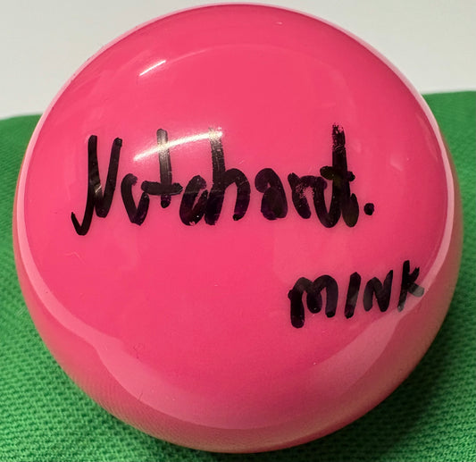 Mink Nutcharut Signed PINK Snooker Ball + Dealer COA