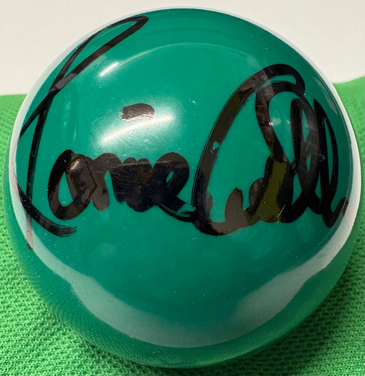 Ronnie O'Sullivan Signed GREEN Snooker Ball + Dealer COA