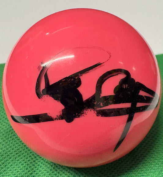 Wu Yize Signed PINK Snooker Ball + Dealer COA
