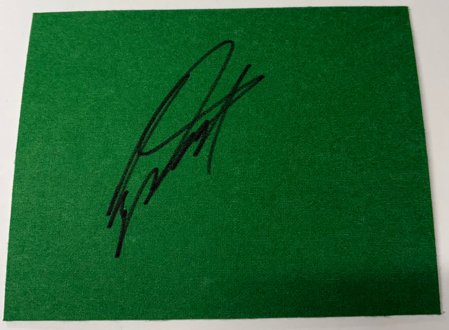 Ryan Day Signed Snooker Baize (8x6 inch approx) with COA
