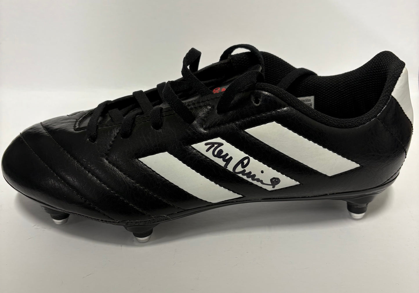 Tony Currie Signed Adidas Football Boot with COA