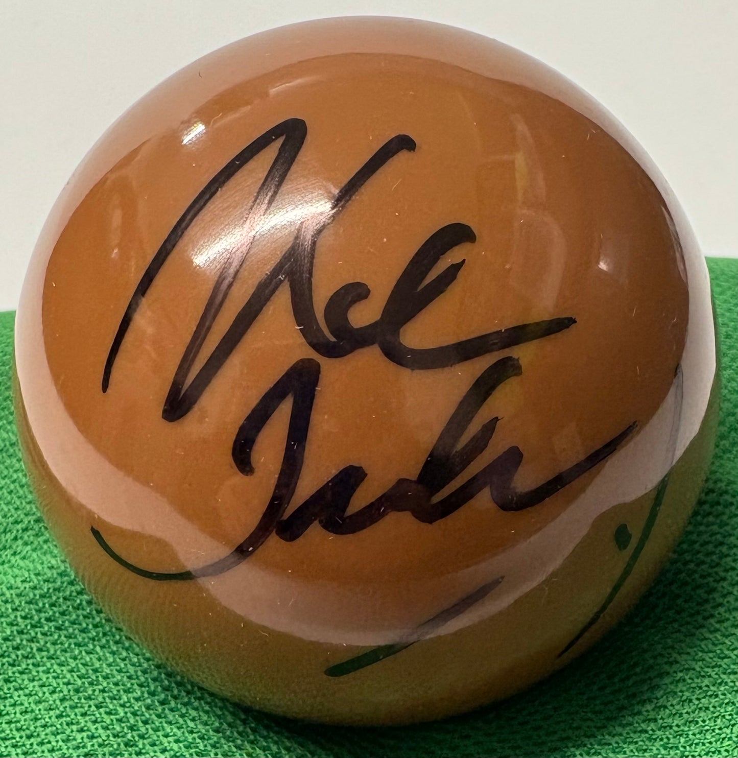 Ken Doherty Signed BROWN Snooker Ball with COA