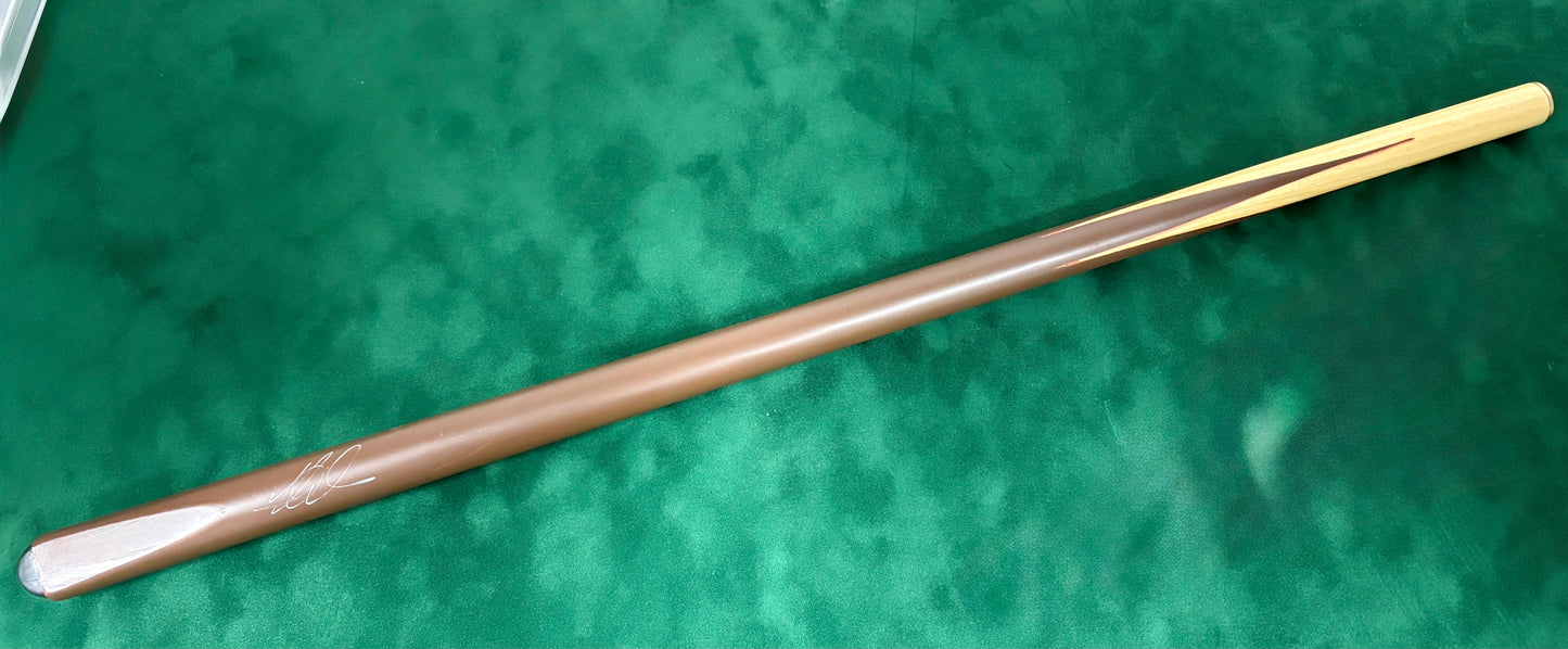 Neil Robertson Signed Classic Brown Snooker Cue with COA