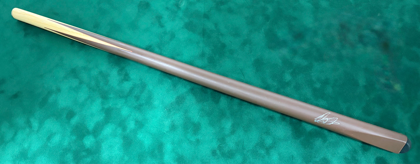 Neil Robertson Signed Classic Brown Snooker Cue with COA