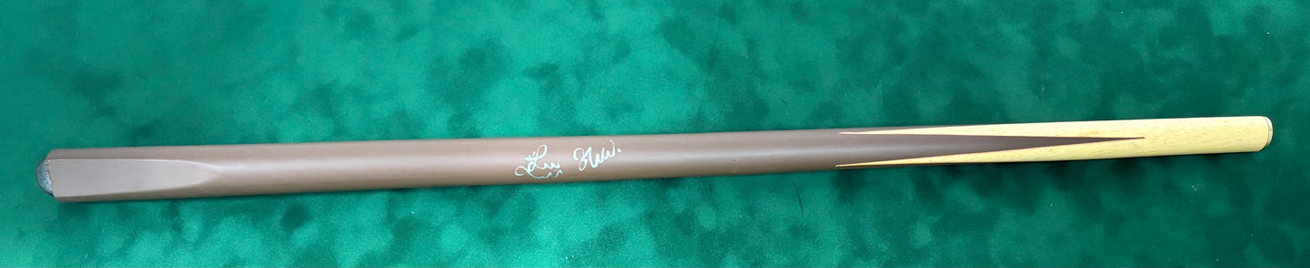Luca Brecel (Full Autograph) Signed Brown Classic Snooker Cue (1) with COA