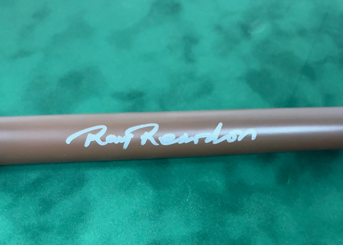 Ray Reardon Signed Classic Brown Snooker Cue with COA