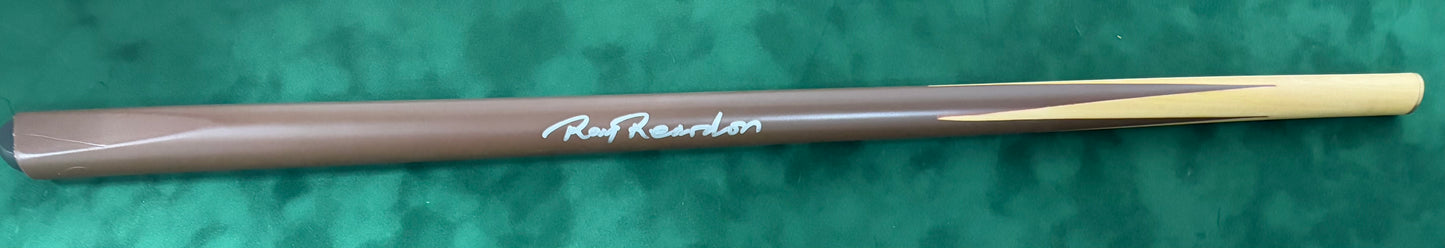Ray Reardon Signed Classic Brown Snooker Cue with COA