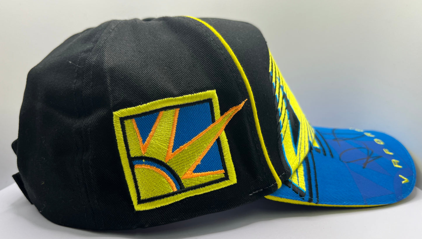 Valentino Rossi Signed VR FortySix Blue & Black MotoGP Cap with COA