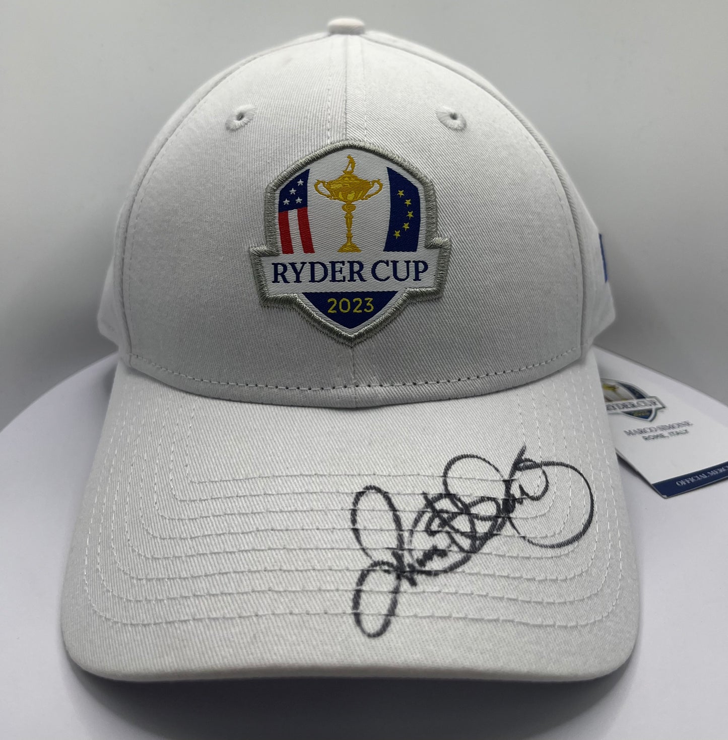 Rory McIlroy Signed 2023 Marco Simone Ryder Cup Golf Cap with COA
