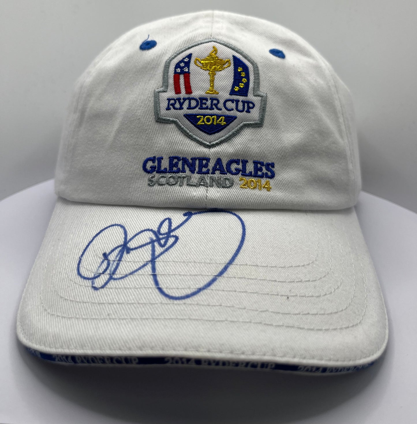 Rory McIlroy Signed 2014 Gleneagles Ryder Cup Golf Cap with COA