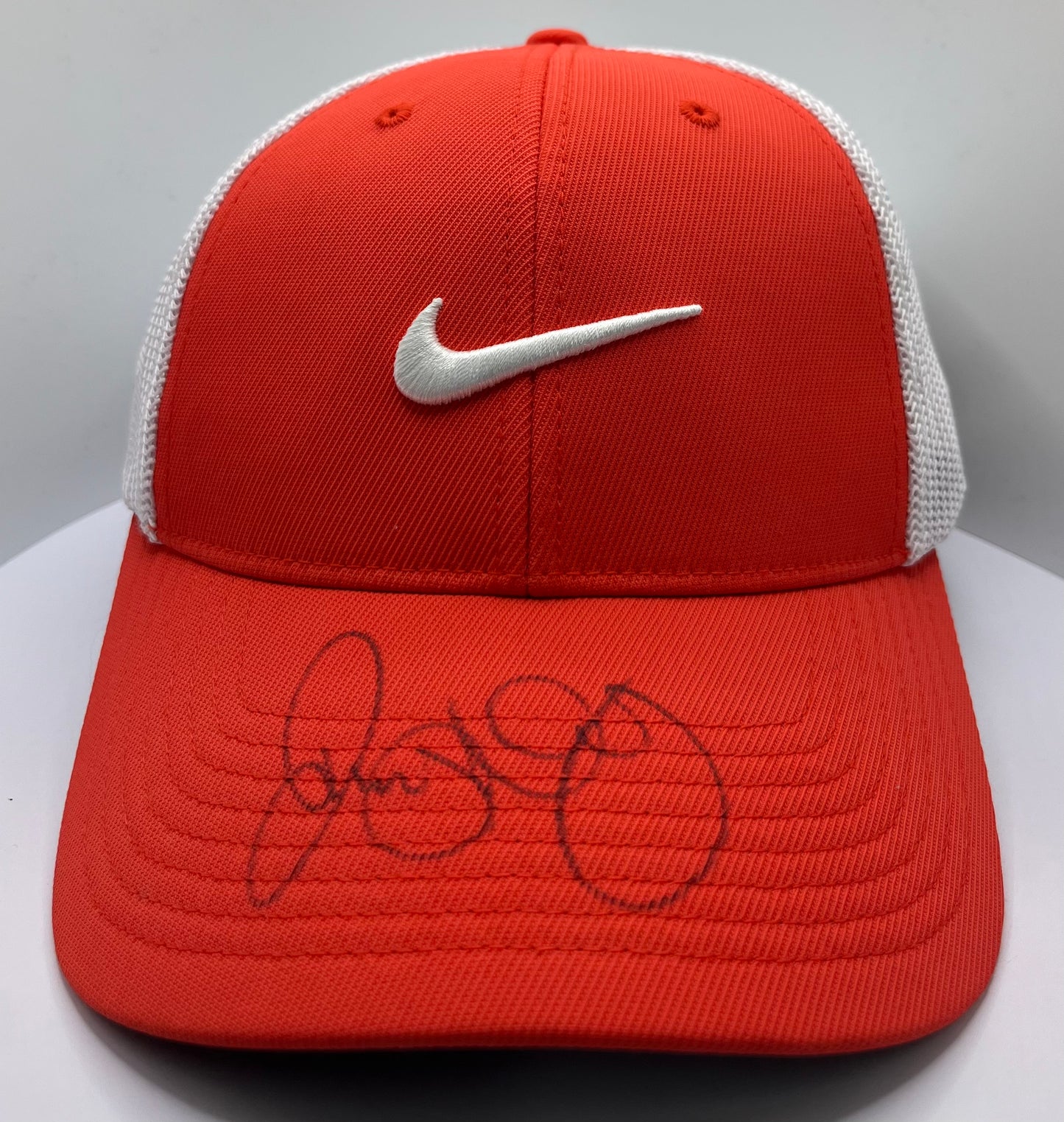 Rory McIlroy Signed Red & White Nike Golf Cap (1) with COA