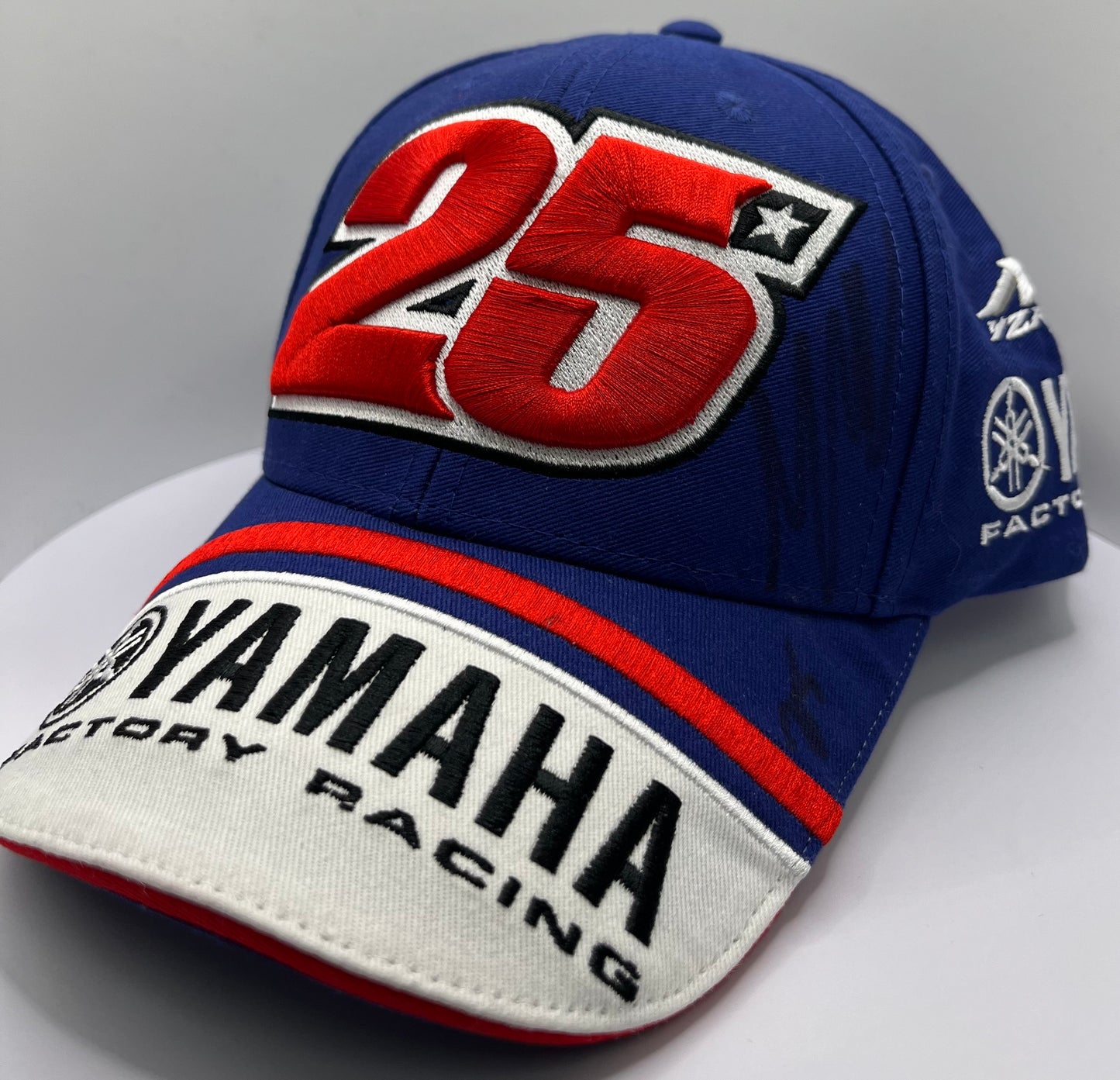 Maverick Viñales Signed Blue, White & Red Yamaha Racing MotoGP Cap with COA