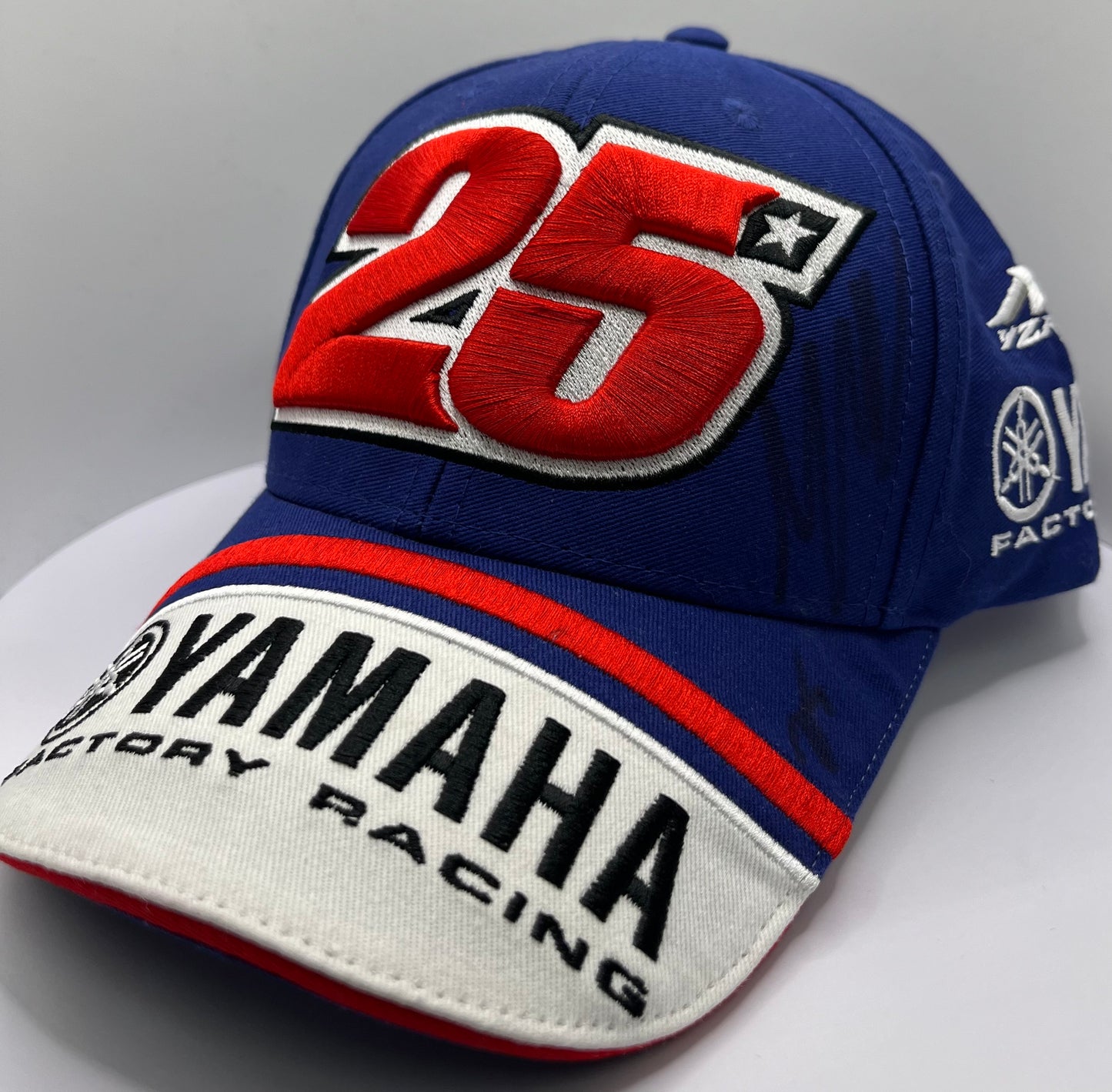 Maverick Viñales Signed Blue, White & Red Yamaha Racing MotoGP Cap with COA