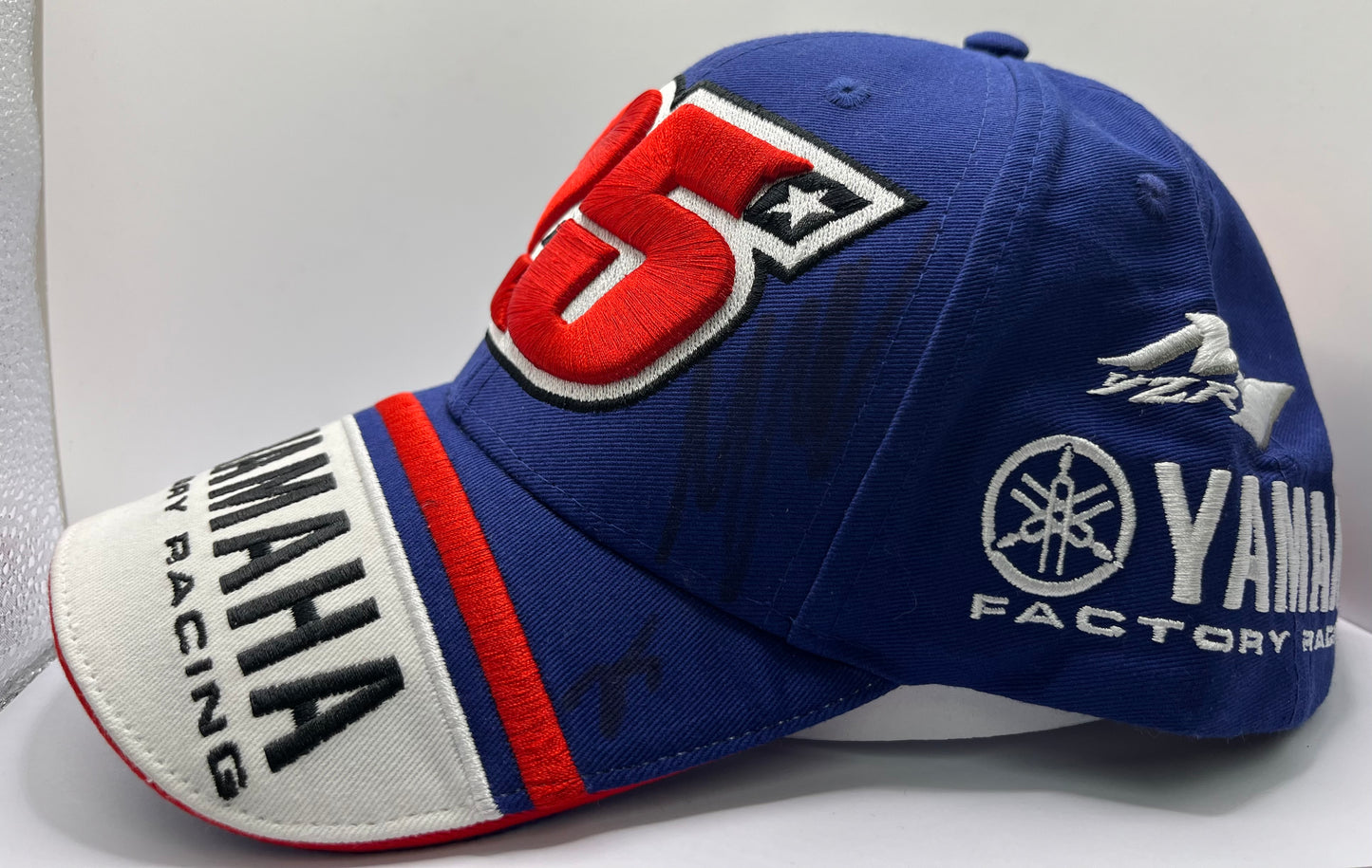 Maverick Viñales Signed Blue, White & Red Yamaha Racing MotoGP Cap with COA
