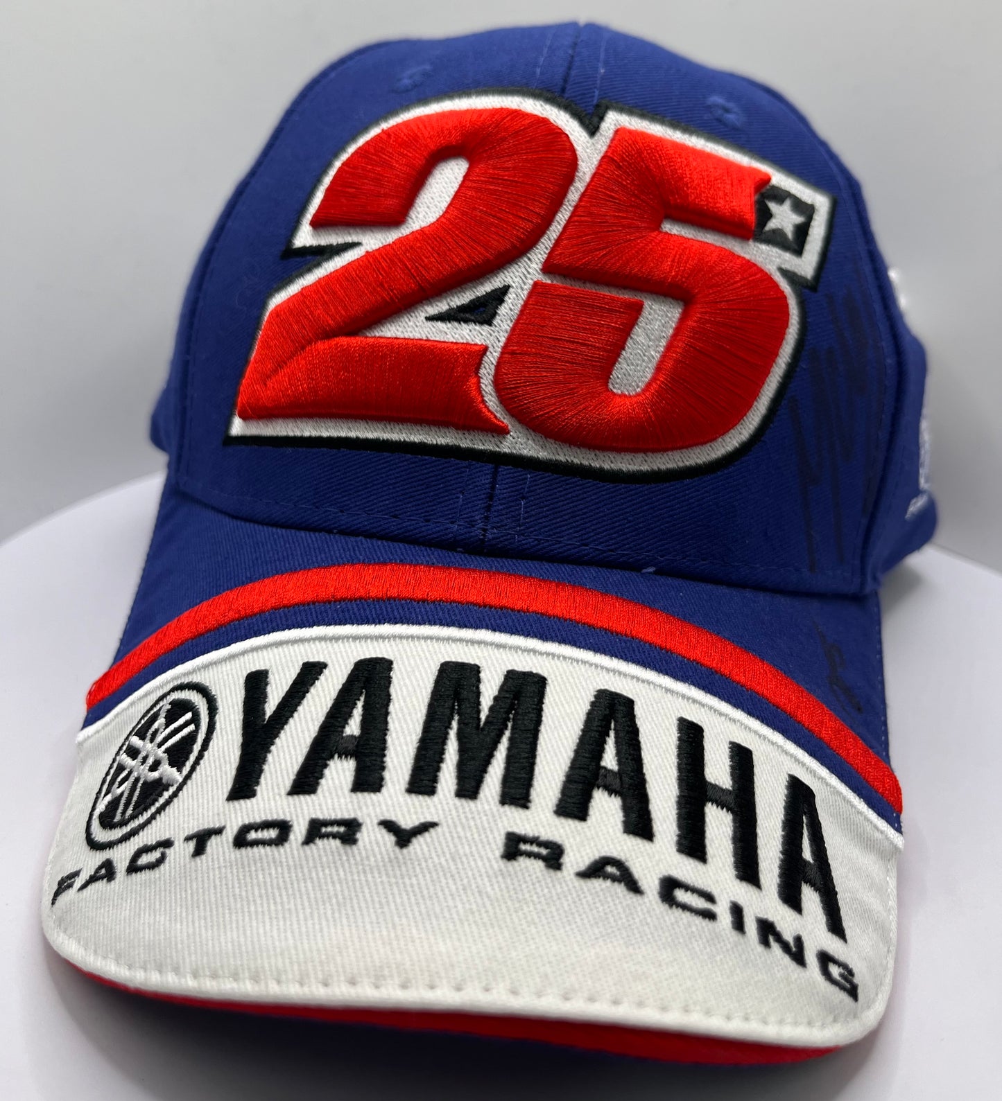Maverick Viñales Signed Blue, White & Red Yamaha Racing MotoGP Cap with COA