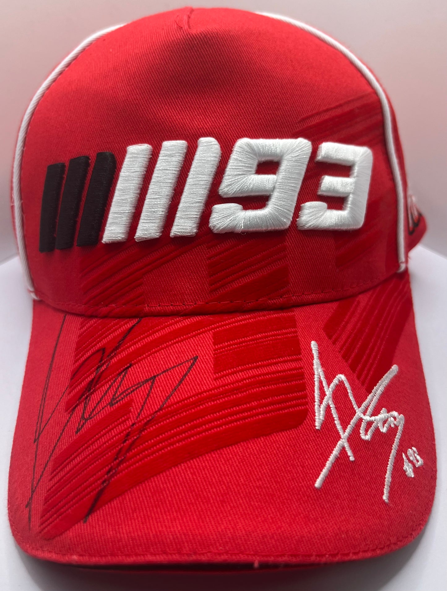 Marc Márquez Signed Red '93' MotoGP Cap with COA