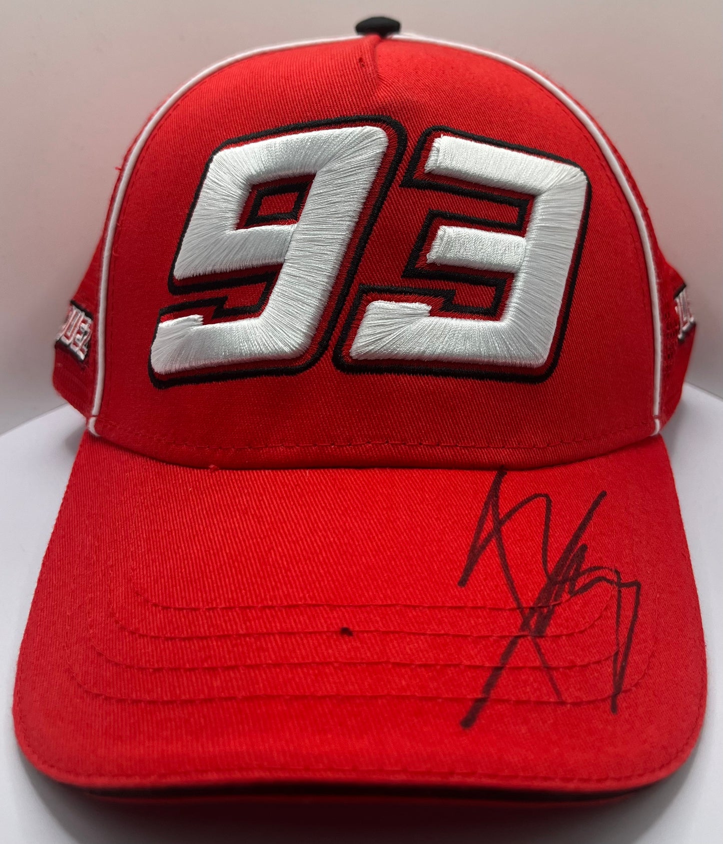 Marc Márquez Signed Red '93' MotoGP Cap with COA