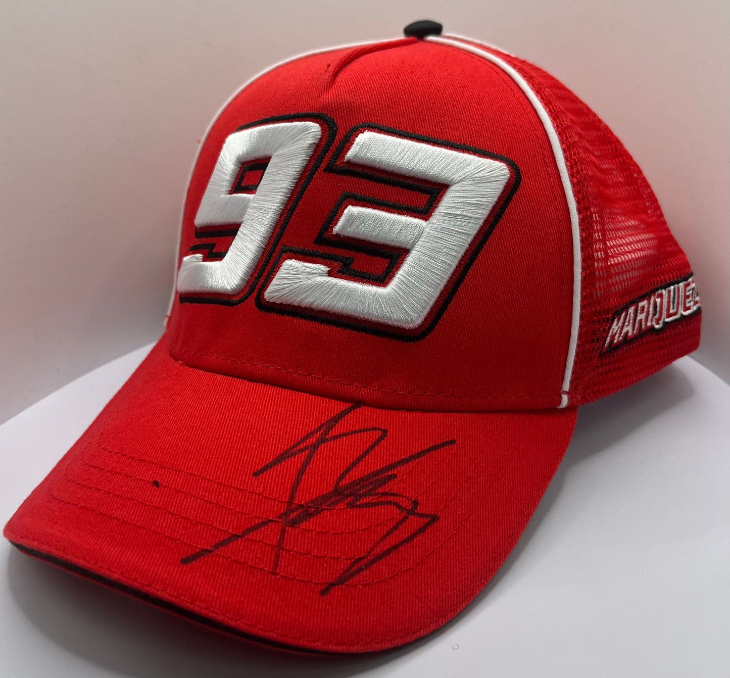 Marc Márquez Signed Red '93' MotoGP Cap with COA