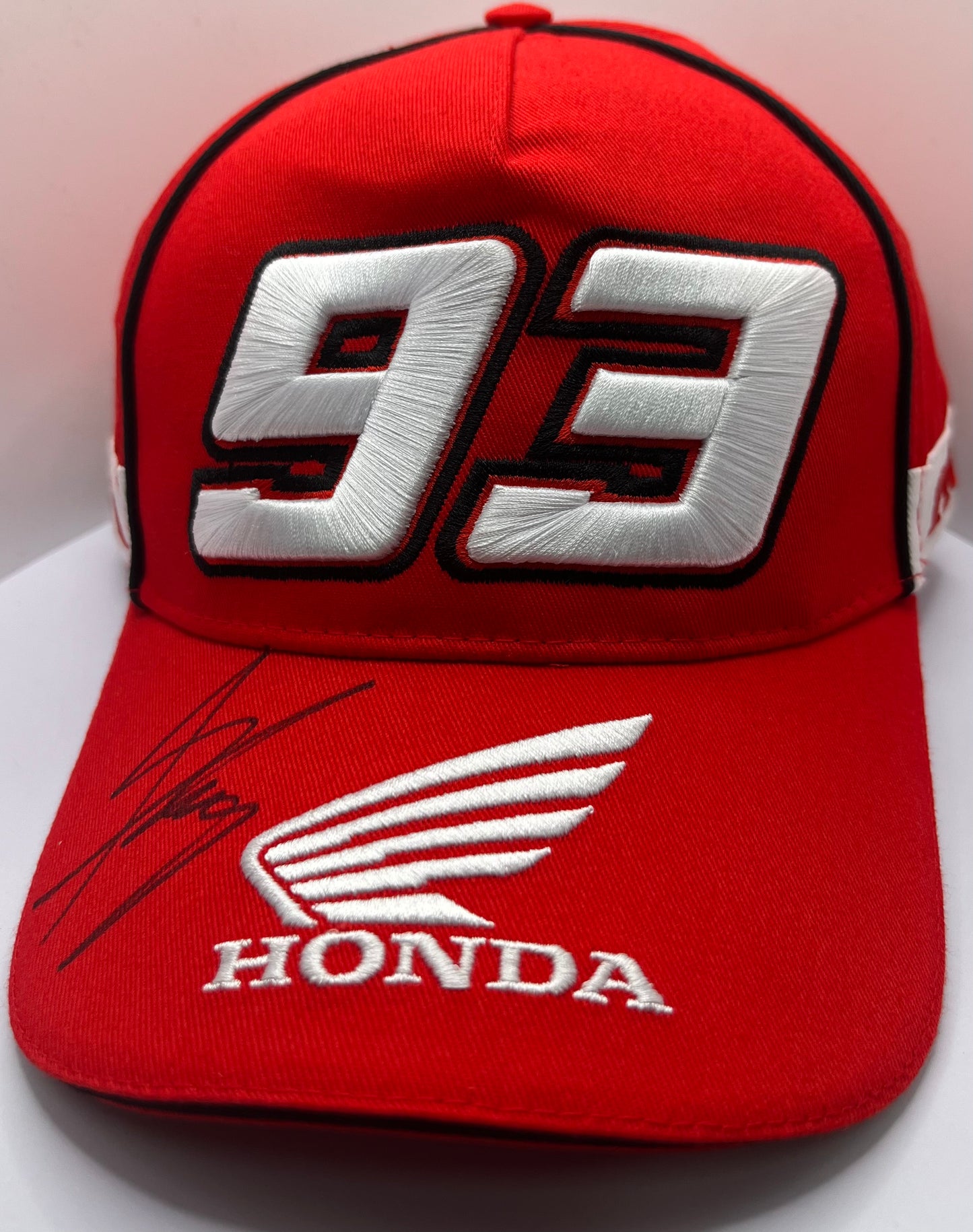 Marc Márquez Signed Red Honda '93' MotoGP Cap with COA