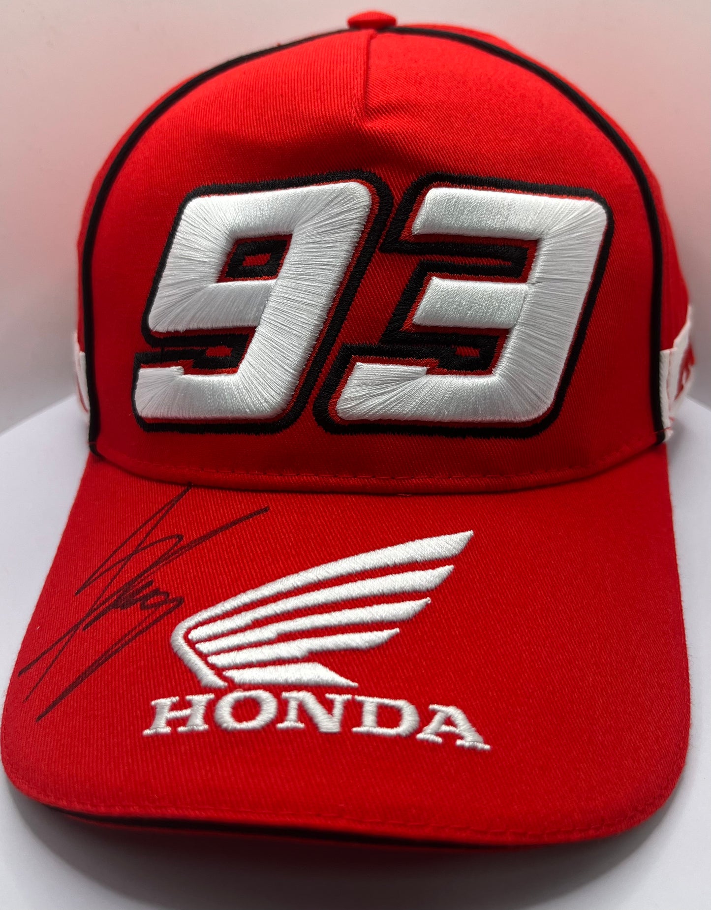 Marc Márquez Signed Red Honda '93' MotoGP Cap with COA