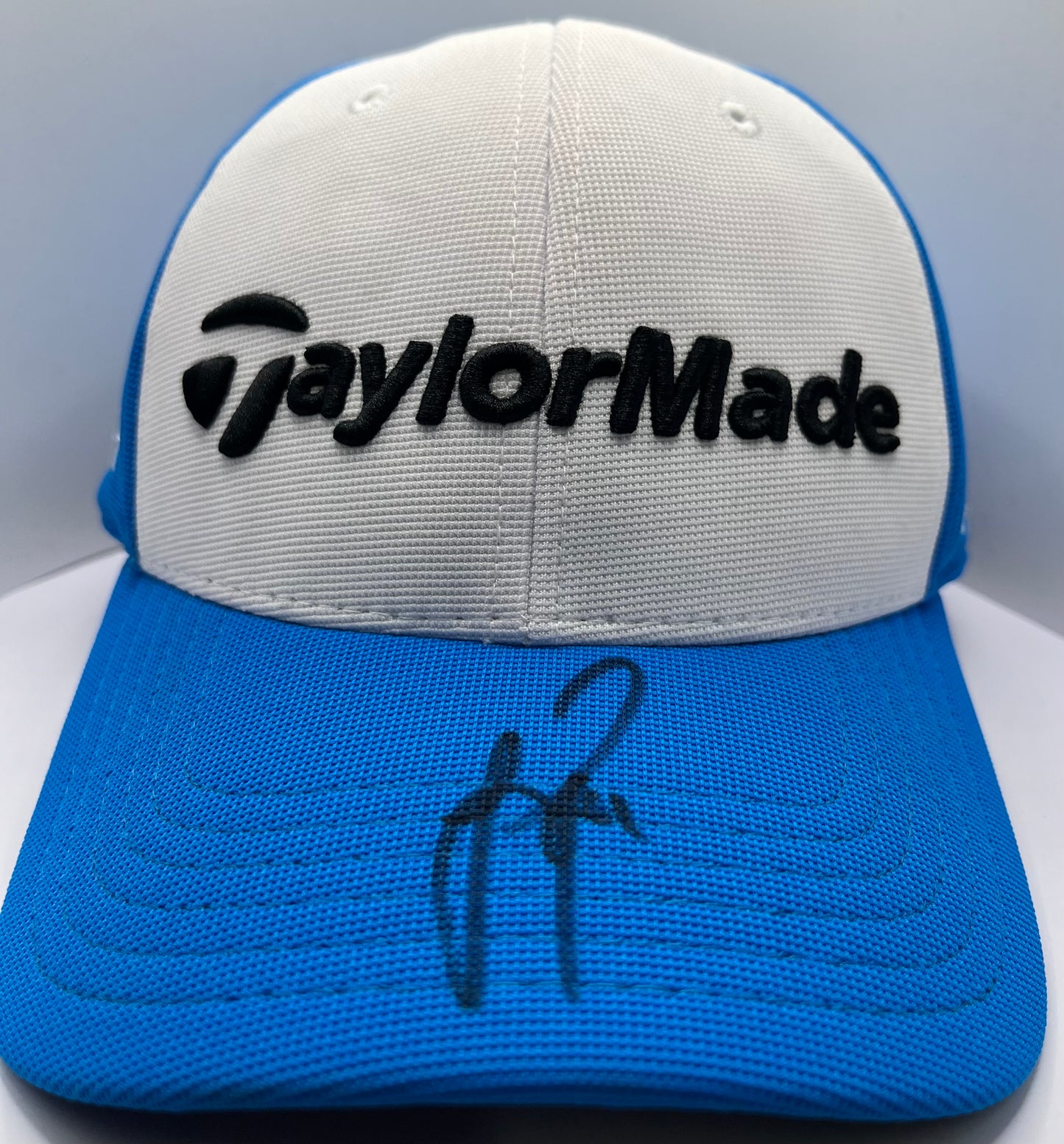 Justin Rose Signed Blue & White TaylorMade Golf Cap with COA
