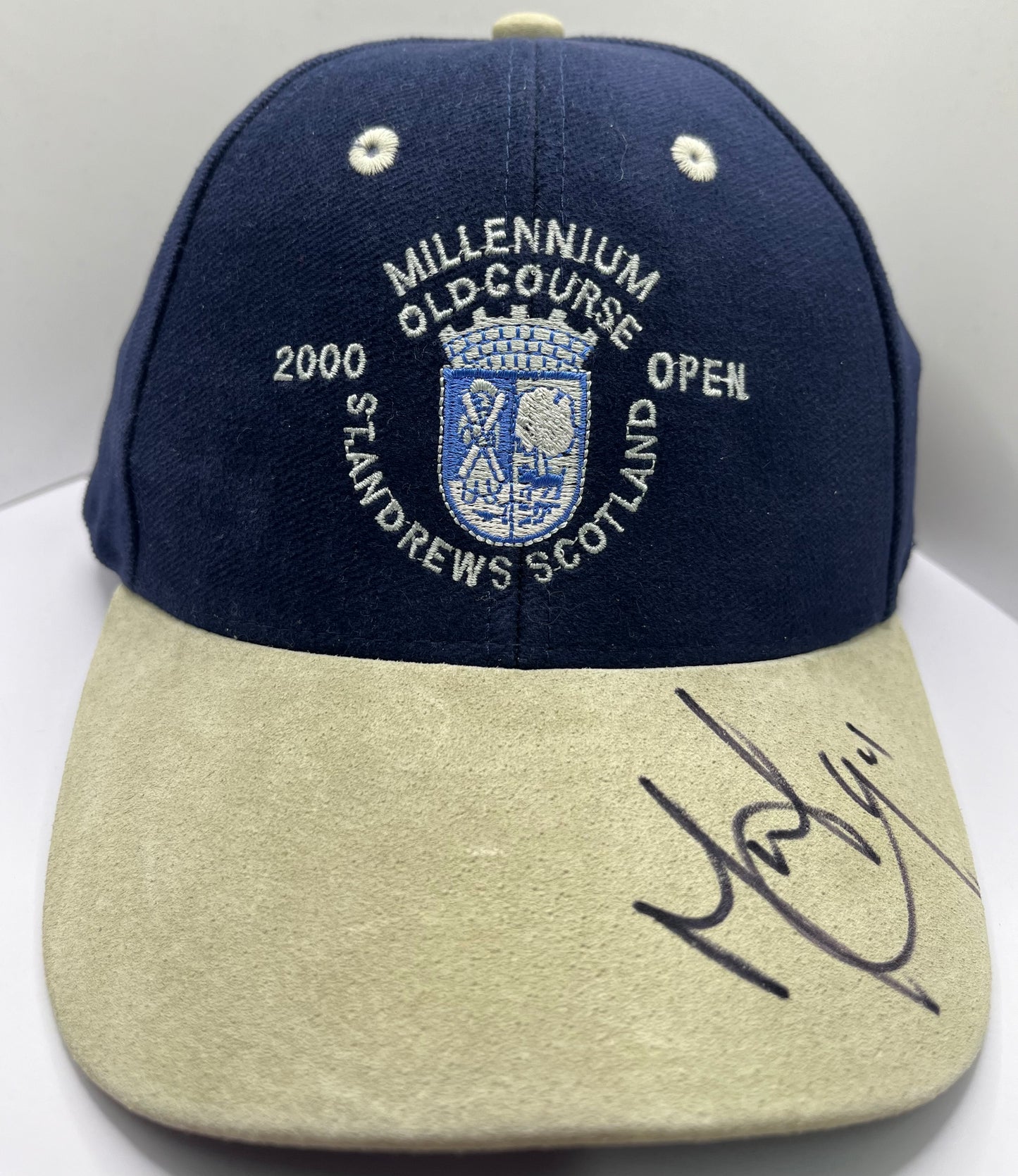 Michael Campbell Signed 2000 St Andrews Open Golf Cap with COA