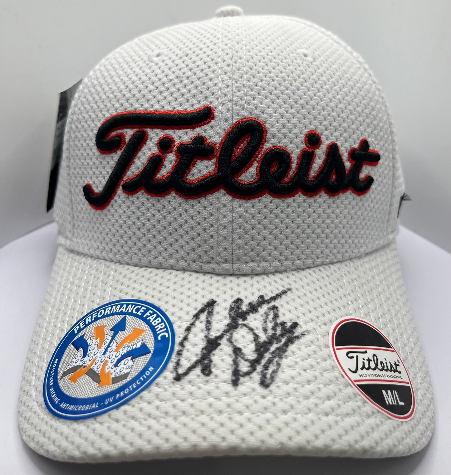 John Daly Signed White Titleist Golf Cap with COA