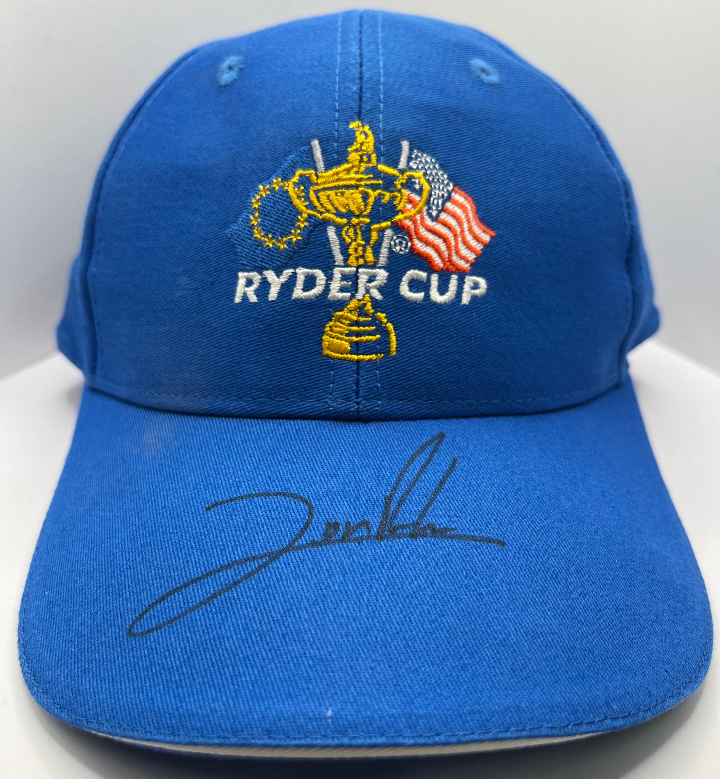 Jon Rahm Signed Blue Ryder Cup Golf Cap with COA