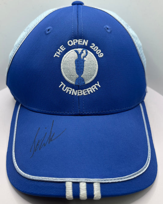 Stewart Cink Signed 2009 The Open Turnberry Golf Cap with COA
