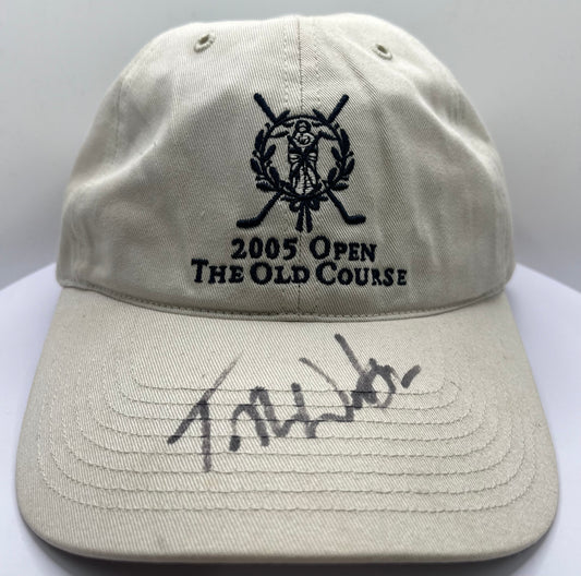 Tom Watson Signed 2005 Open at St Andrews Golf Cap with COA