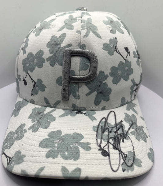 Rickie Fowler Signed Grey & White Puma Golf Cap with COA