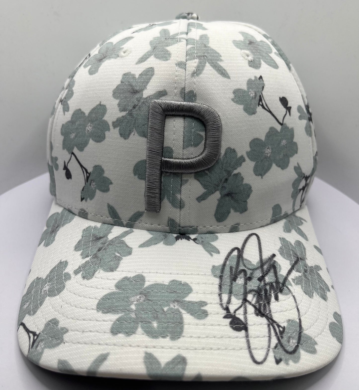 Rickie Fowler Signed Grey & White Puma Golf Cap with COA
