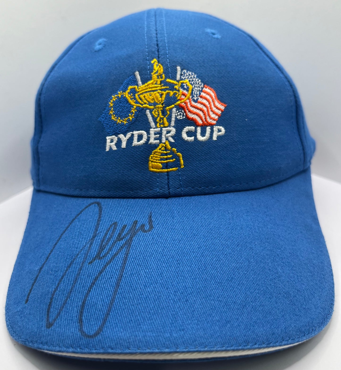 Sergio Garcia Signed Blue Ryder Cup Golf Cap with COA