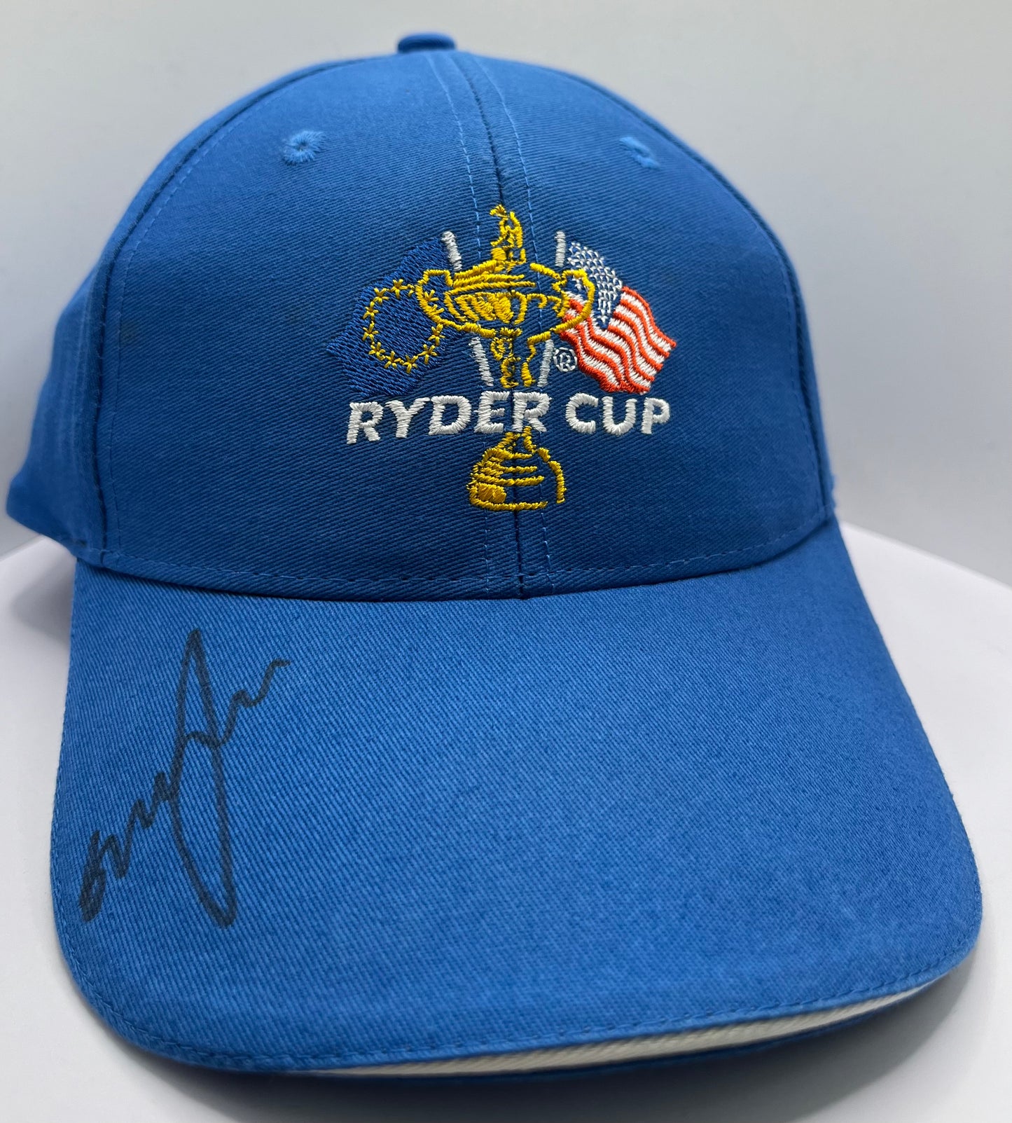 Graeme McDowell 'GMAC' Signed Blue Ryder Cup Golf Cap with COA