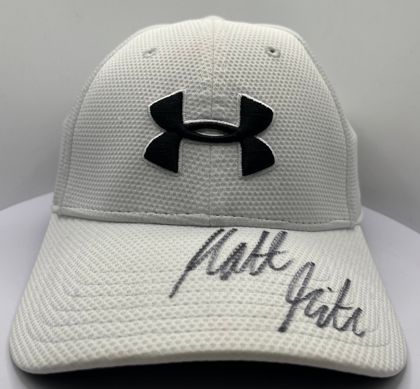 Matt Fitzpatrick Signed White Under Armour Golf Cap with COA