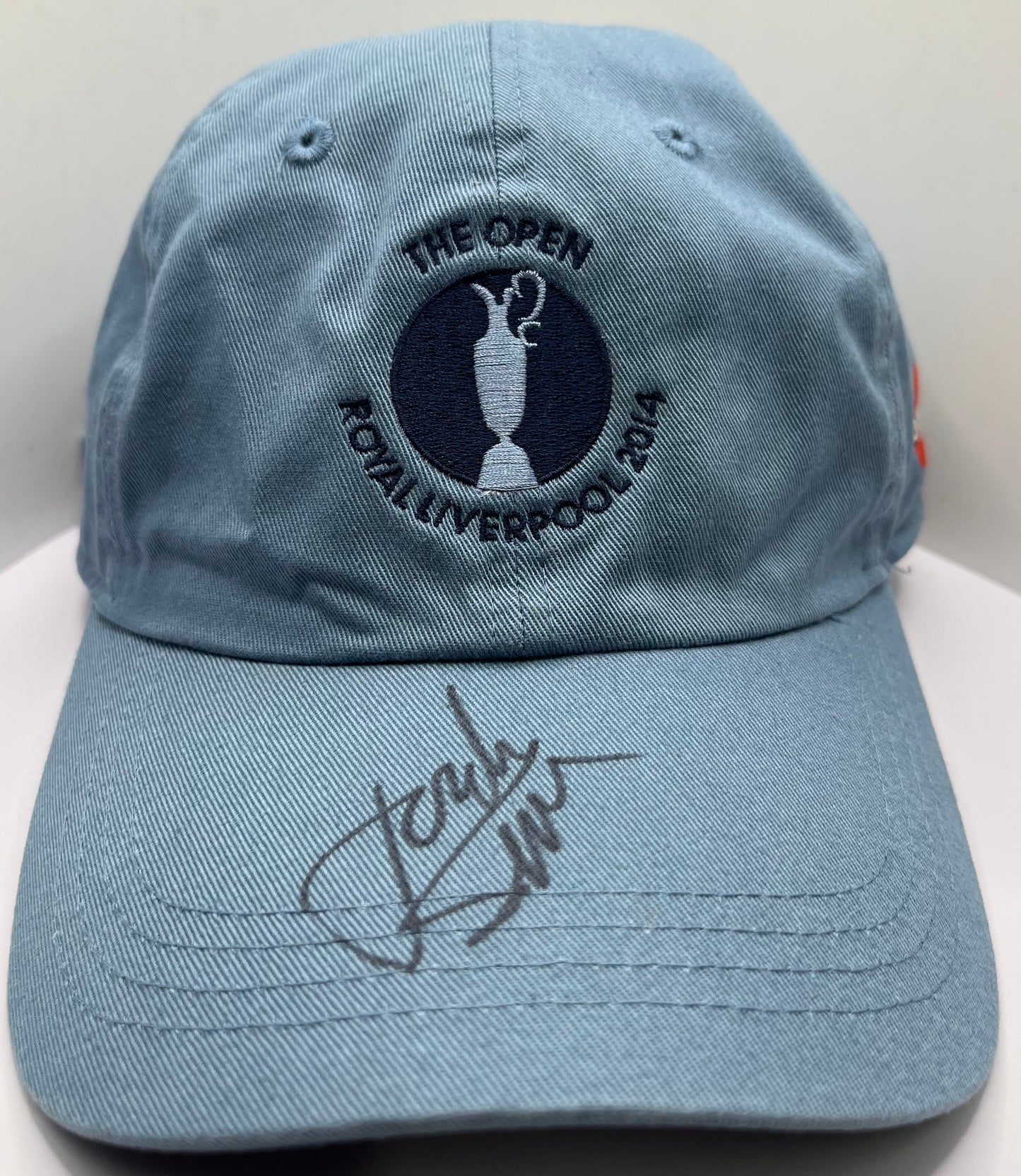 Jordan Spieth Signed 2014 Open at Royal Liverpool Golf Cap with COA