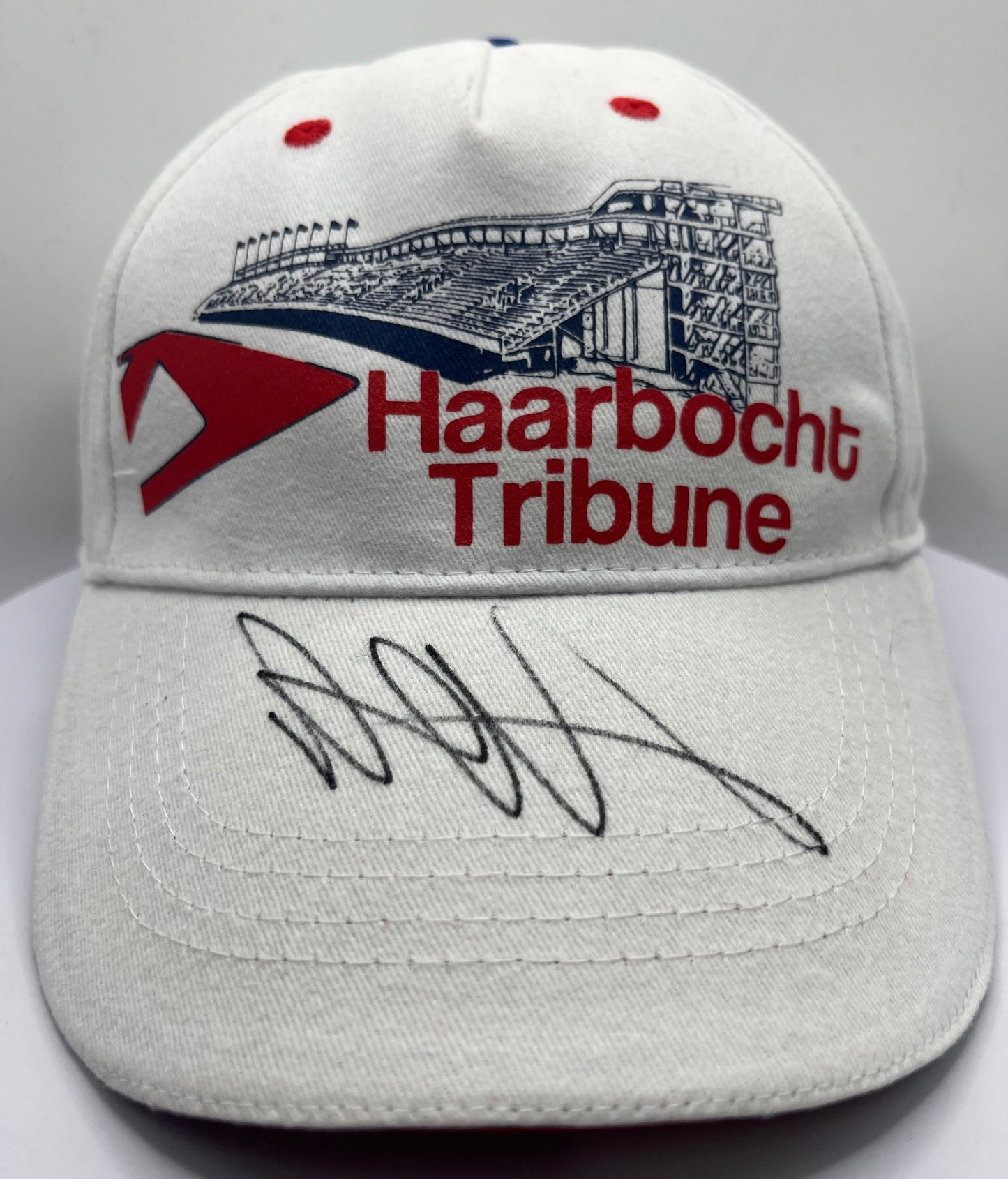 Valentino Rossi Signed Assen Racing Circuit White & Red MotoGP Cap with COA