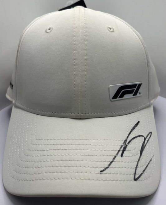 Liam Lawson - Formula One Red Bull Racing Driver Signed White F1 Cap with COA