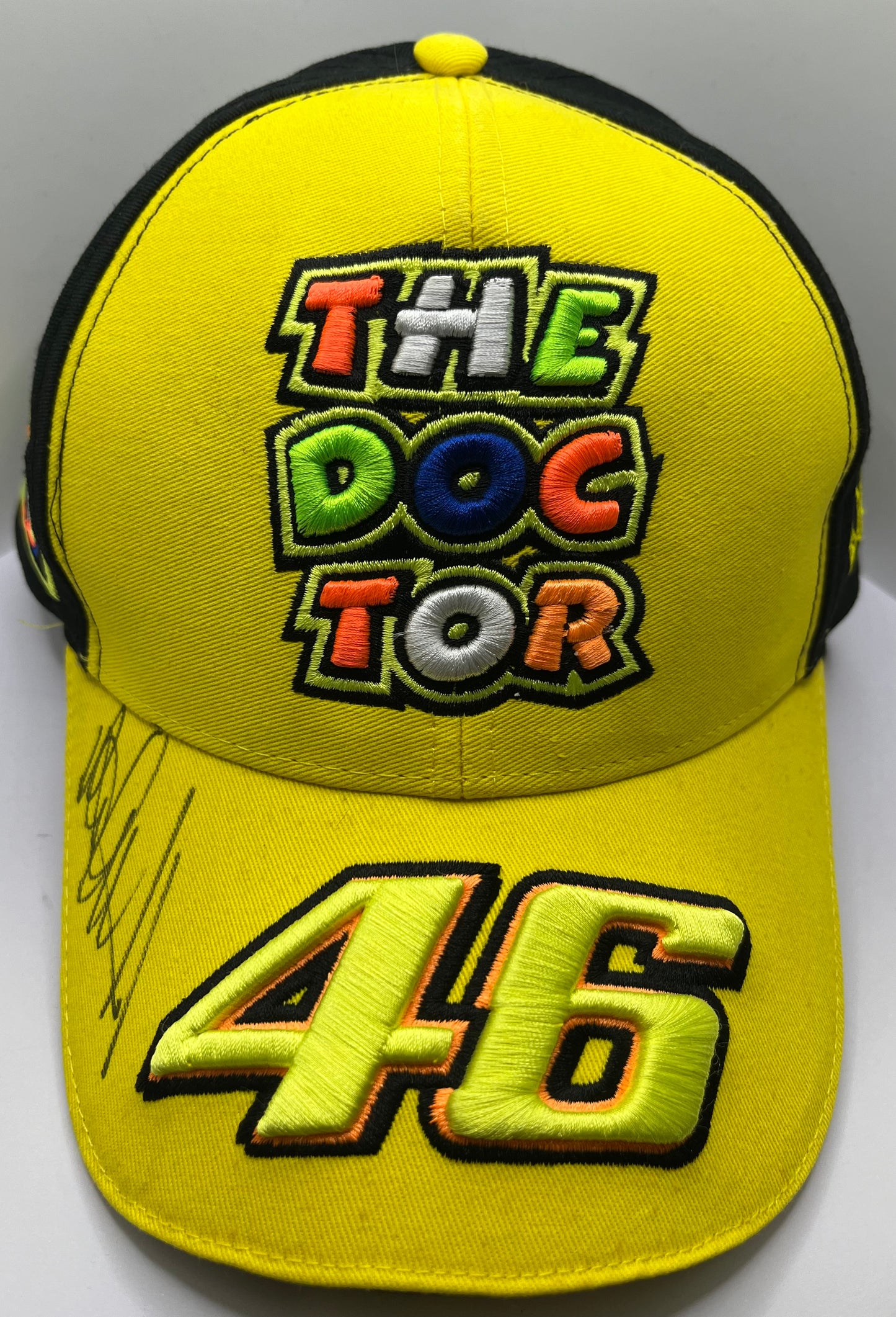 Valentino Rossi Signed MotoGP Cap "The Doctor" 46 VR46 Obtained in Person + COA