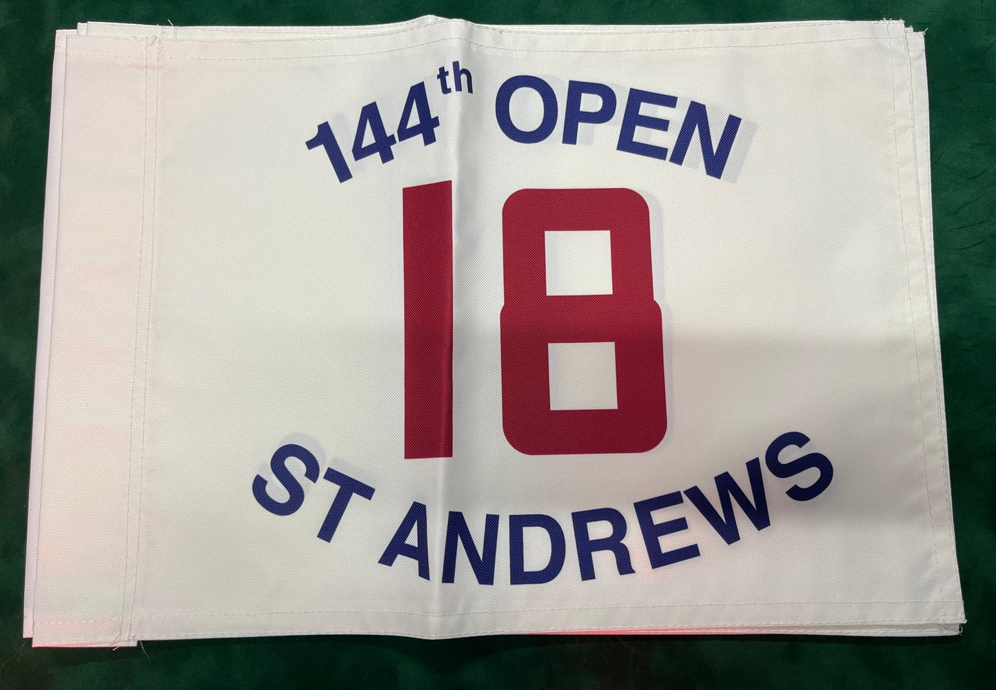 144th Open Championship at St Andrews Unsigned Golf Flag (White)