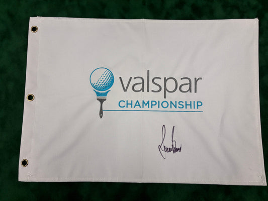 Sam Burns Two-Time Champion Signed Valspar Championship Golf Flag + Cert