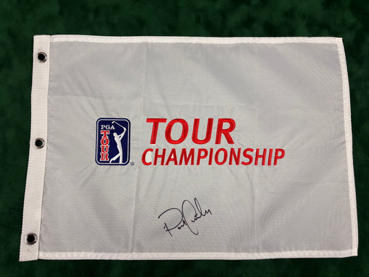 Patrick Cantlay Signed PGA Tour Championship Golf Pin Flag + Dealer COA